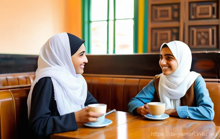 예멘 공용어 아랍어 학습법 - **Prompt: Immersive Yemeni Arabic Study Session**
    "A young adult, approximately 20-25 years old,...