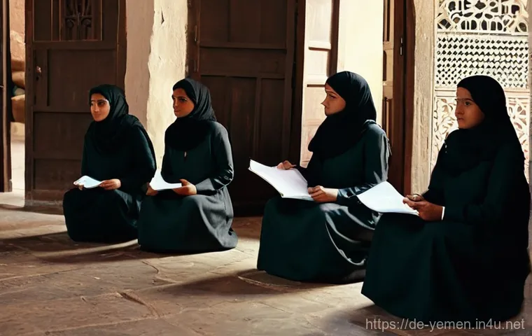 예멘의 독립 영웅 압둘라 살렘 나만 - **A Diverse Assembly for Independence:**
    A vibrant, sunlit scene depicting a gathering of divers...